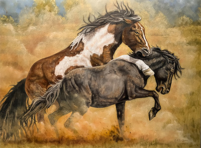 Wild Stallion Battle